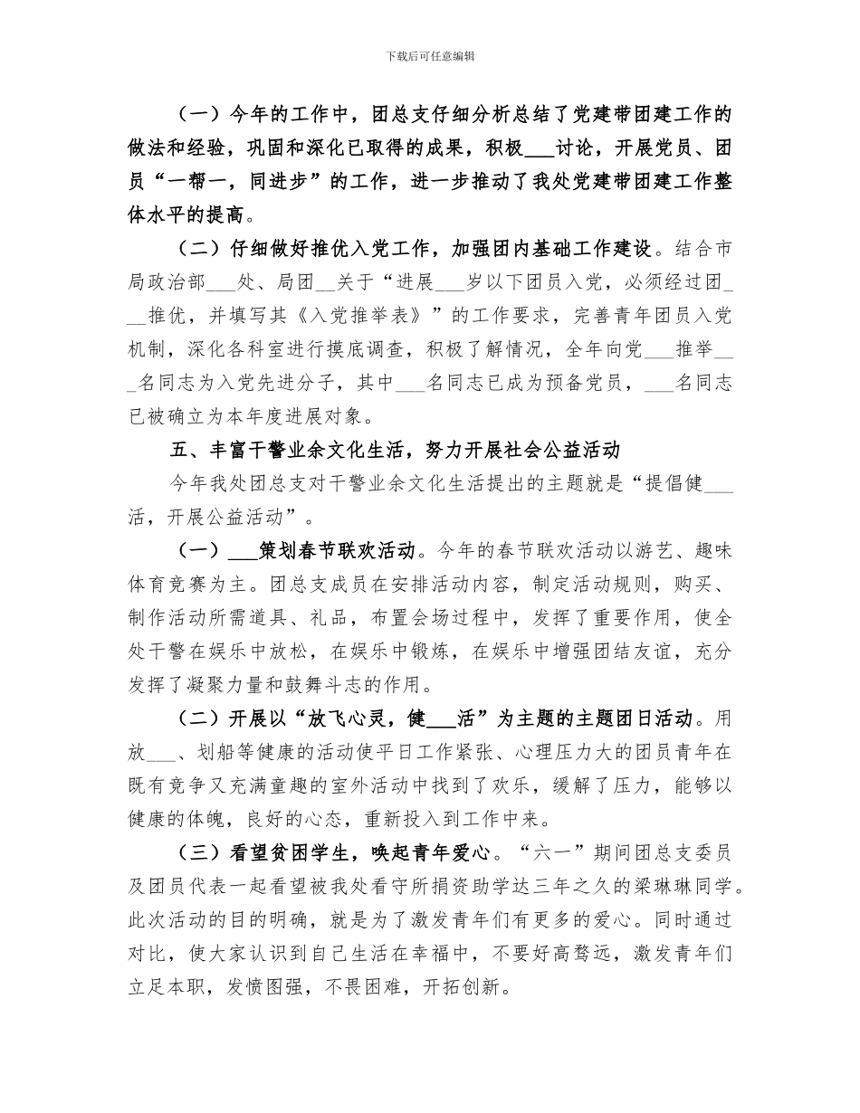 2024年度共青团工作总结_第3页