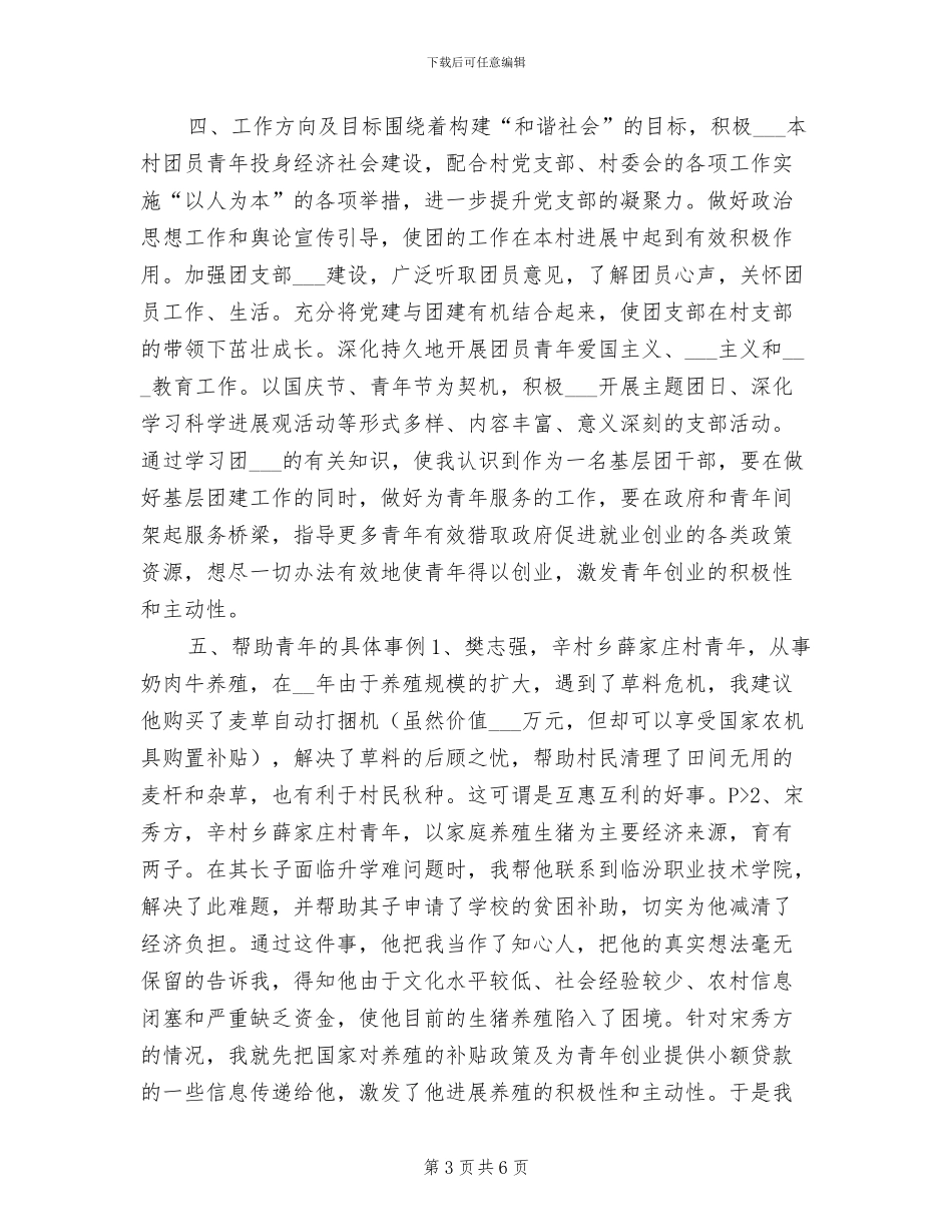 2024年度团支部个人总结_第3页