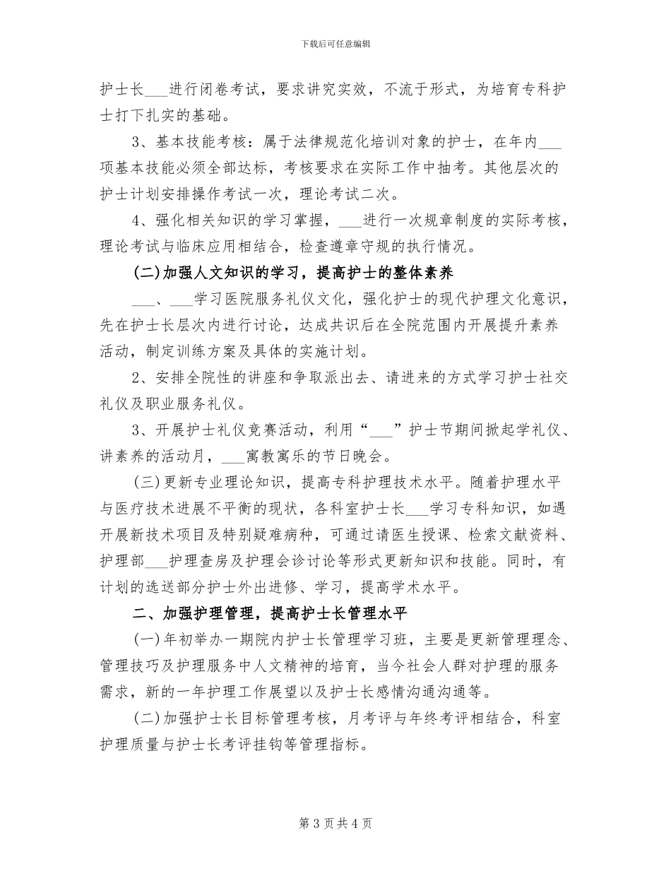 2024年度护士试用期工作总结_第3页