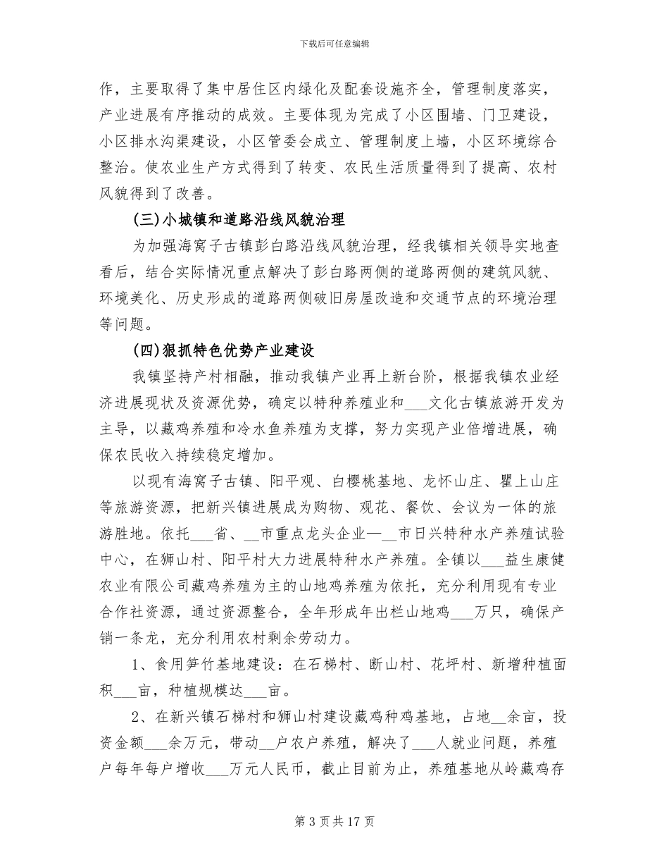 2024年度新农村建设工作总结范文_第3页