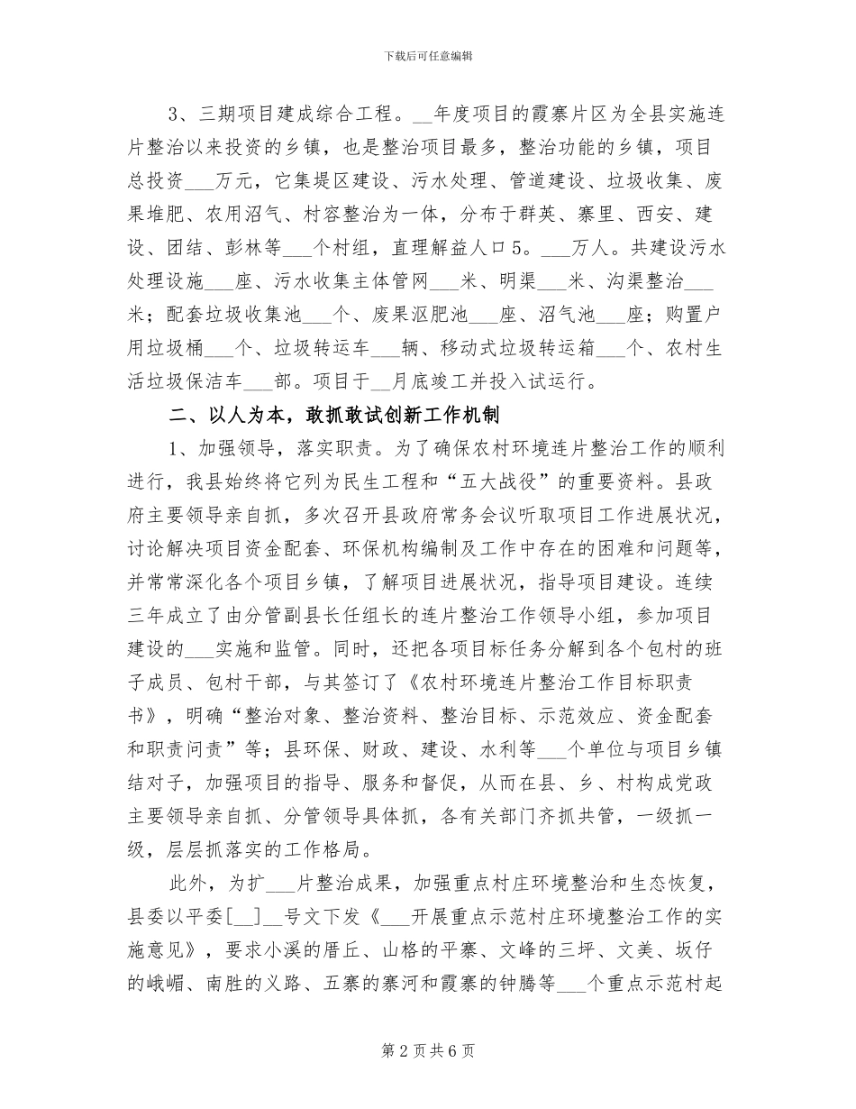 2024年度环境整治工作总结_第2页