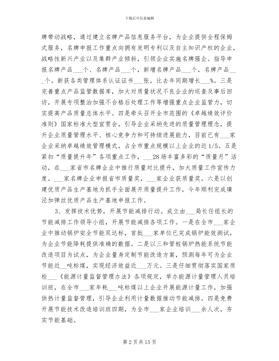 2024年度质监系统工作总结_第2页