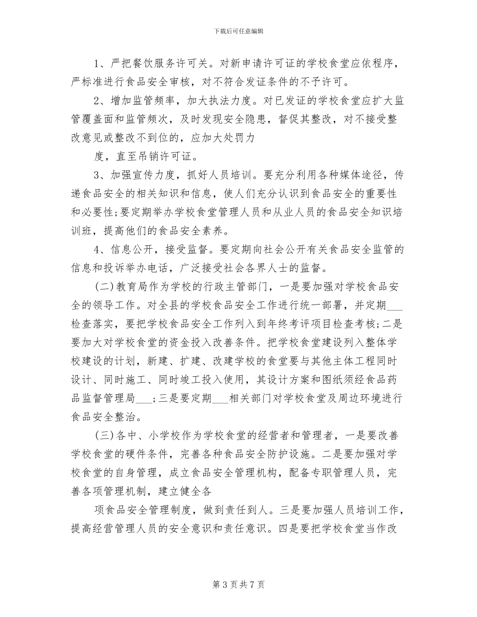 2024年开学学校食堂检查总结_第3页