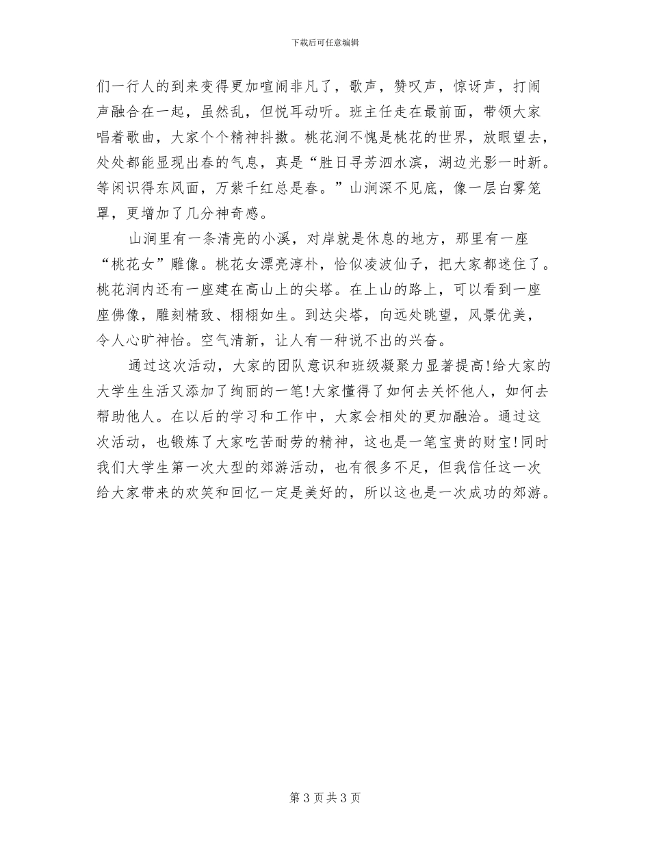 2024年开展春游活动的总结一_第3页