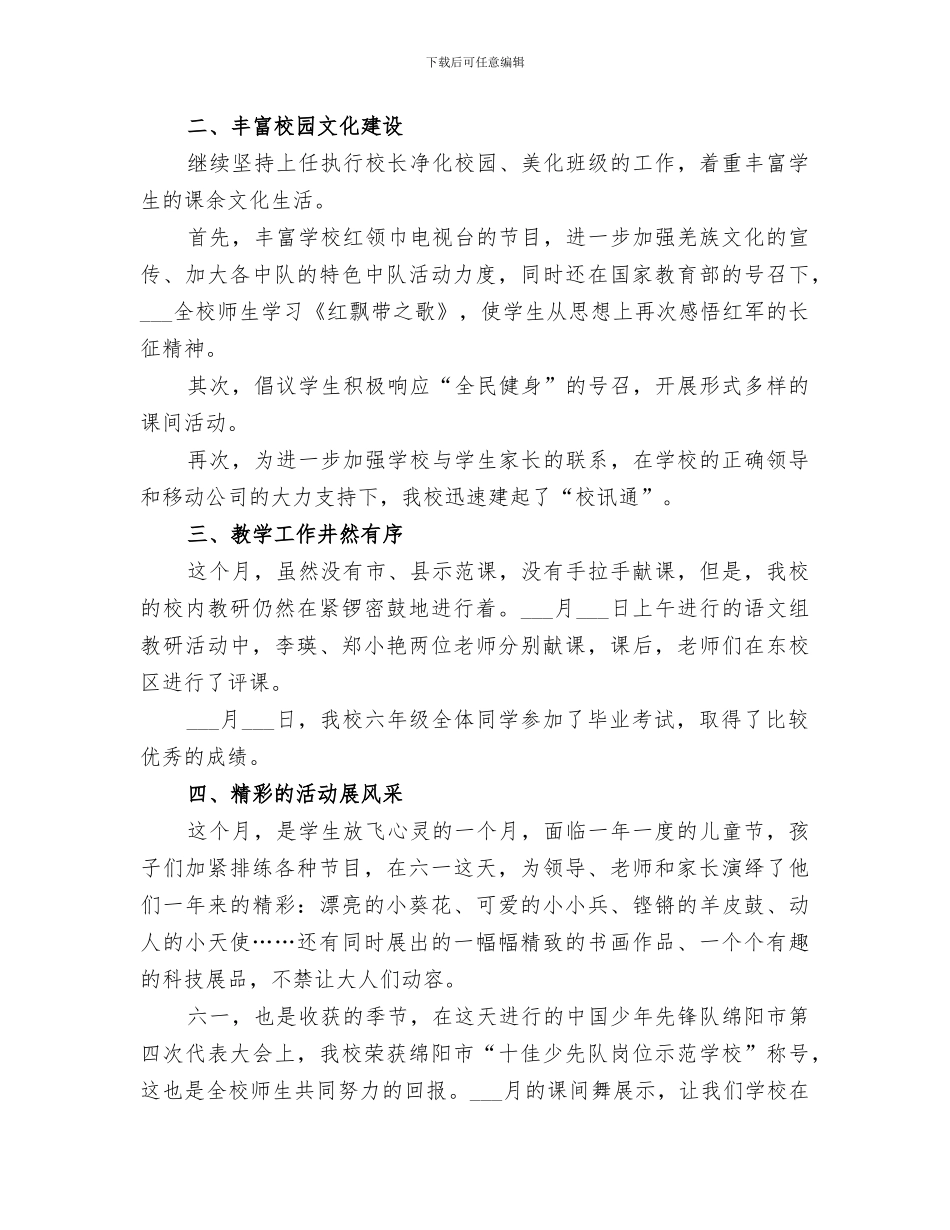 2024年执行校长工作总结_第2页