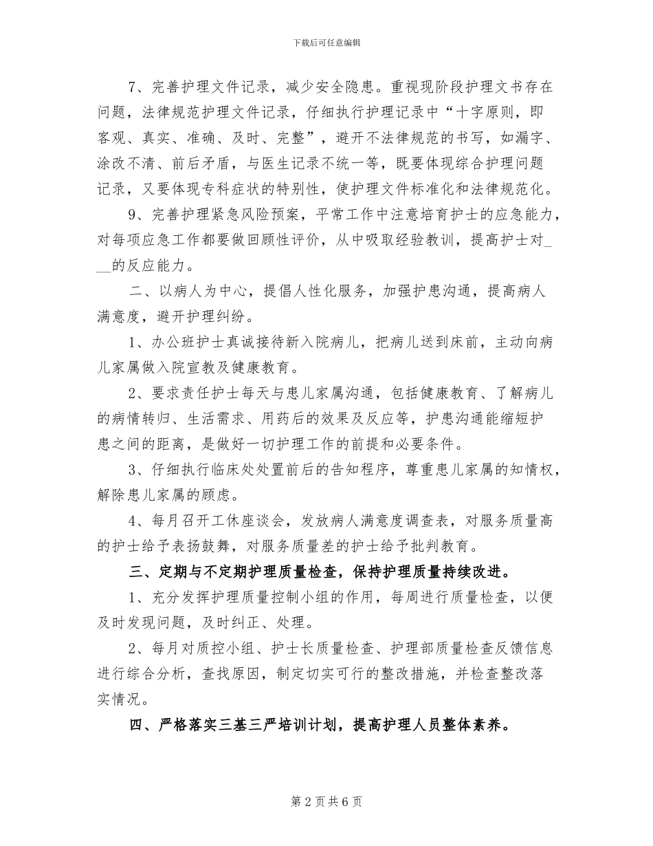 2024年护士长年底个人工作总结_第2页