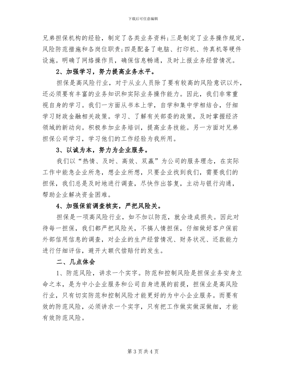 2024年担保公司年度工作总结_第3页