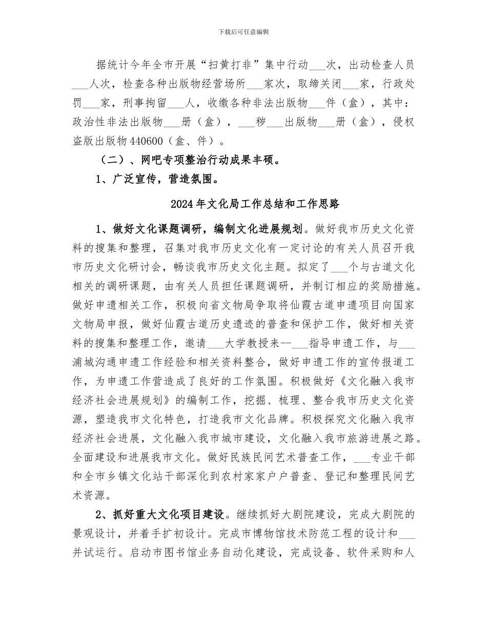 2024年文化局工作总结_第3页