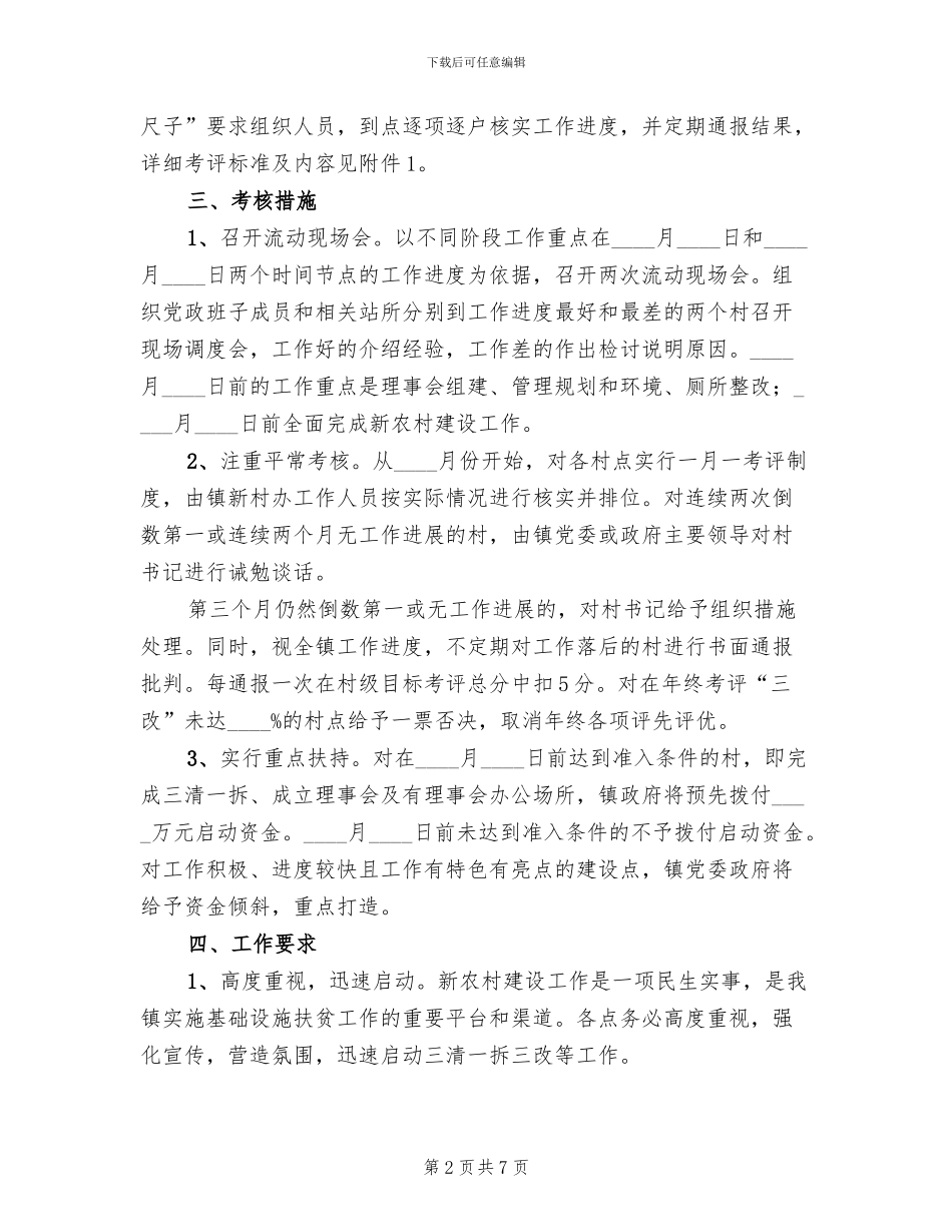 2024年新农村建设工作考评方案_第2页
