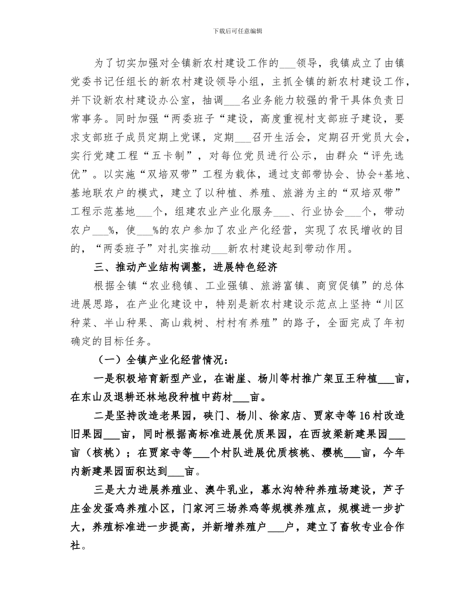 2024年新农村建设年度工作总结_第2页