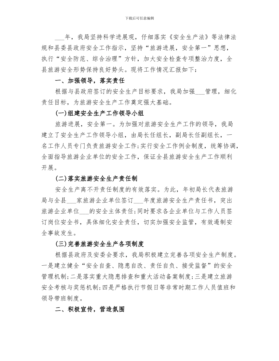2024年旅游委打非治违工作总结_第3页
