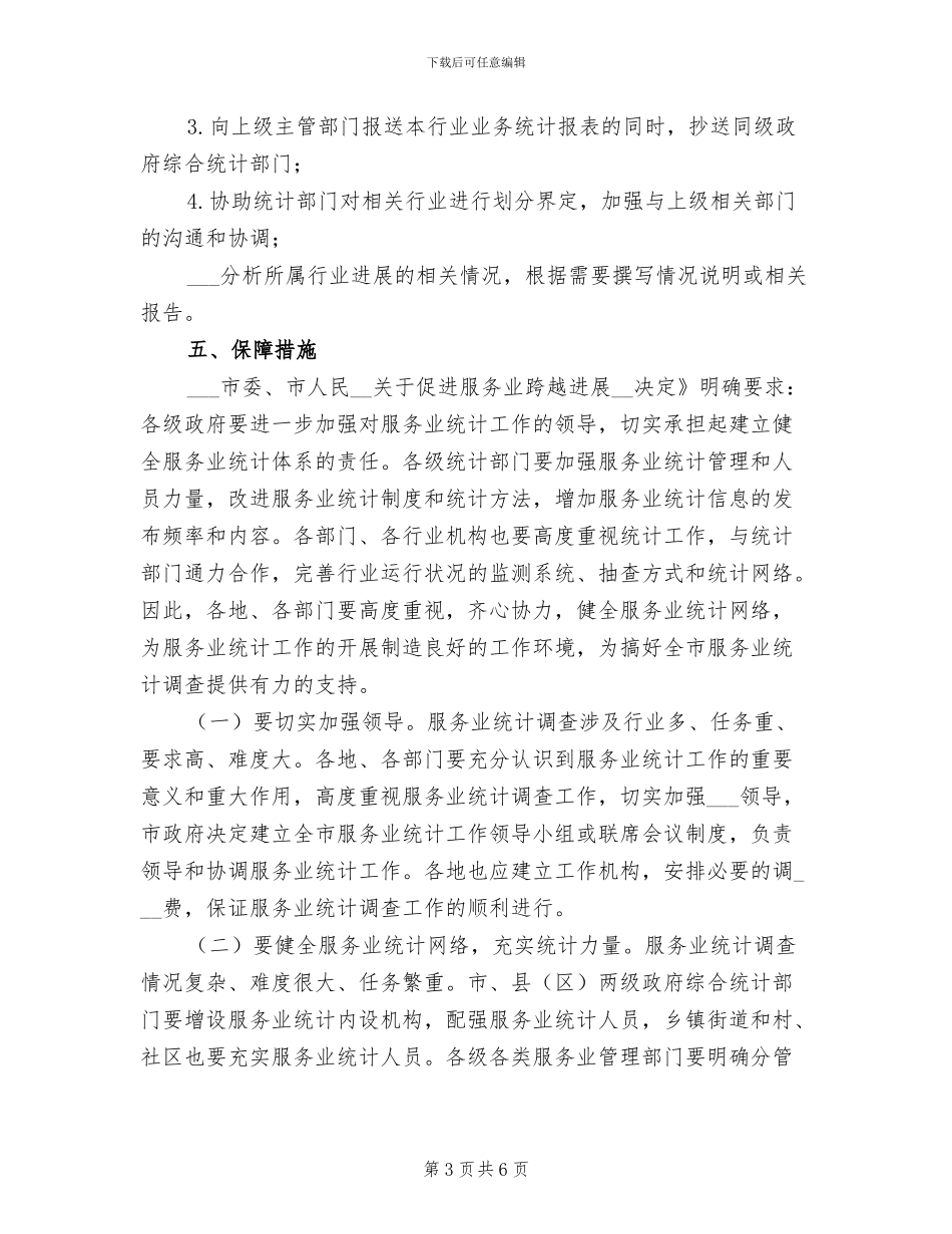 2024年服务业统计调查管理总结_第3页