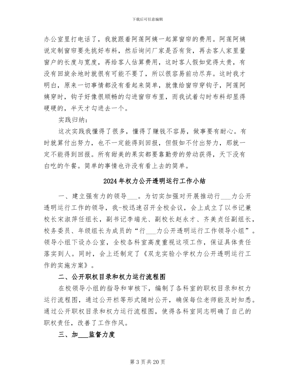 2024年杂货店暑假实习总结_第3页