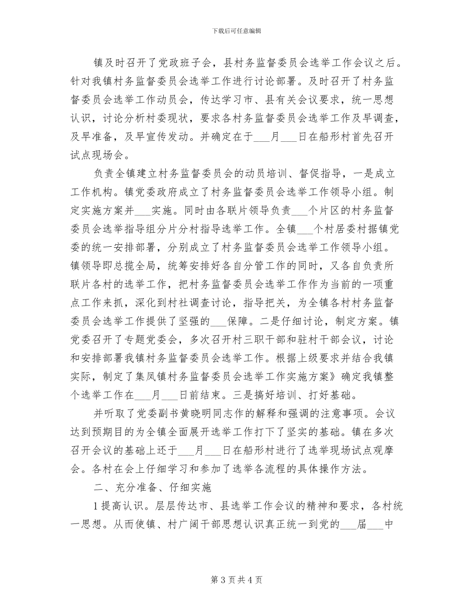 2024年村务监督体系建立完善工作总结_第3页