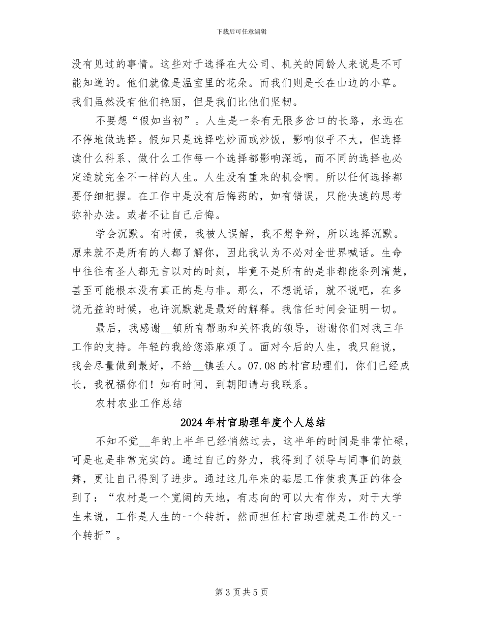 2024年村官助理工作总结_第3页