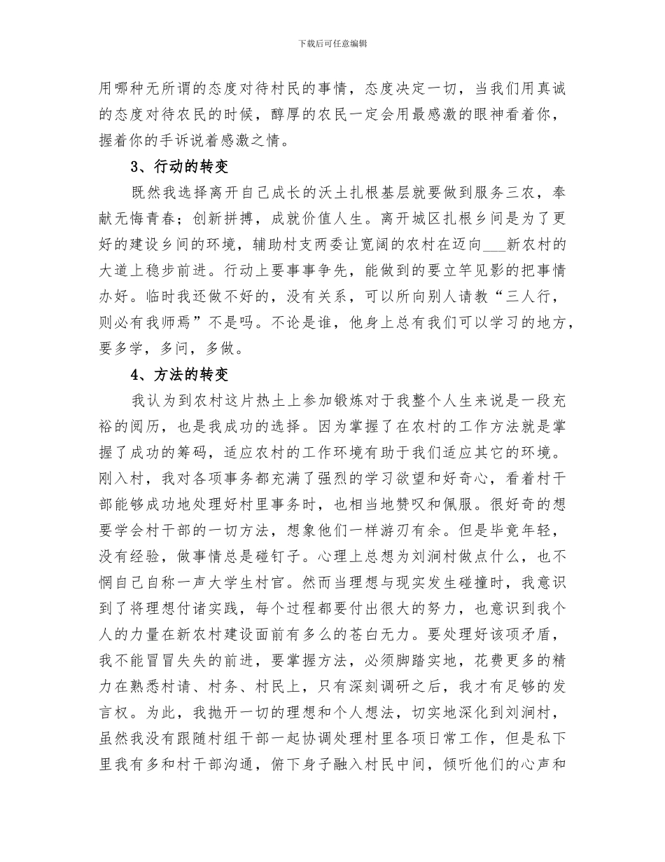 2024年村官工作总结_第2页