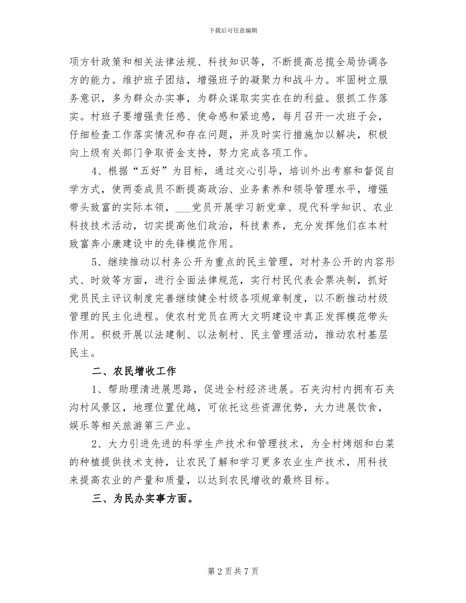 2024年村民委员会工作总结_第2页