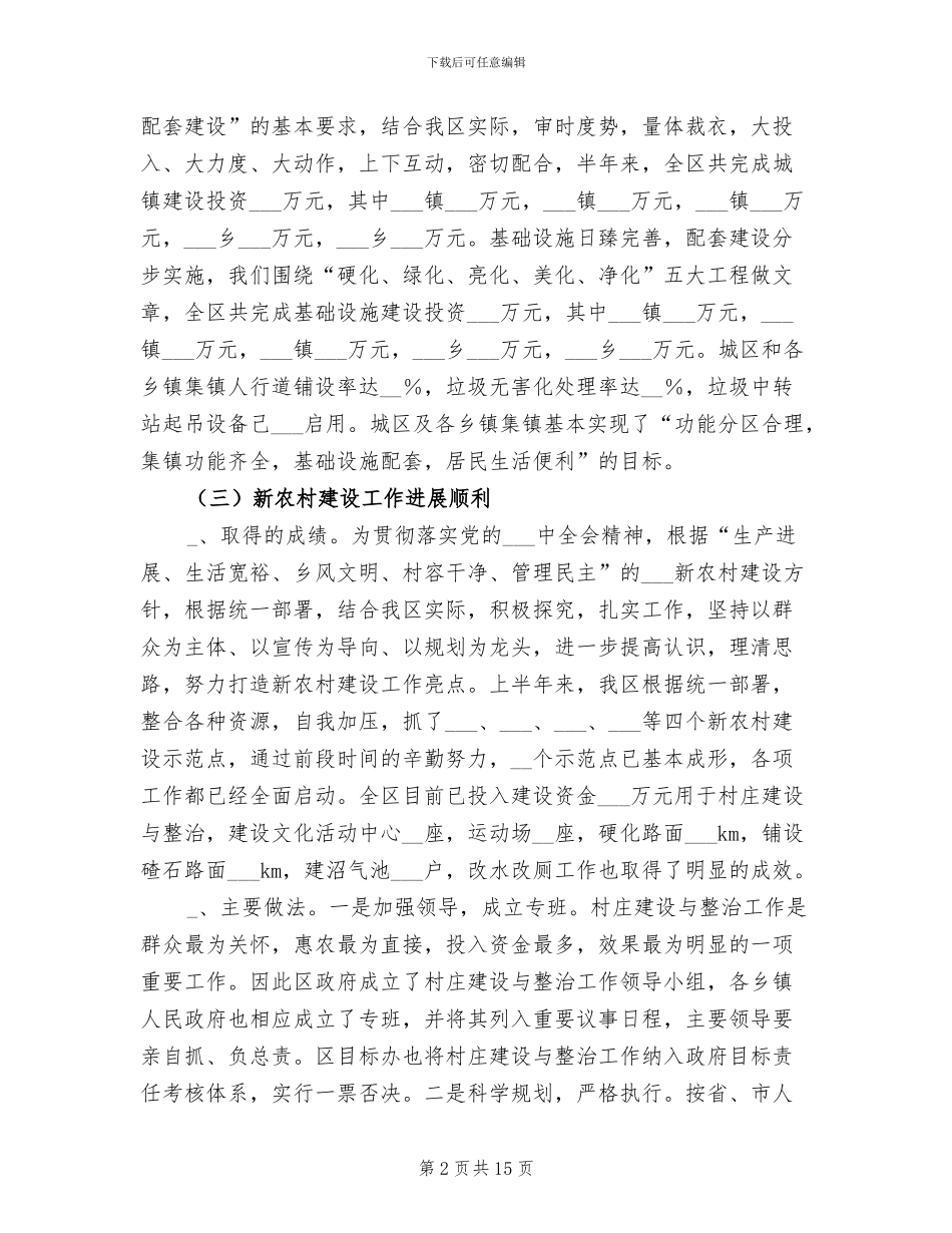 2024年某区建设局半年工作总结_第2页