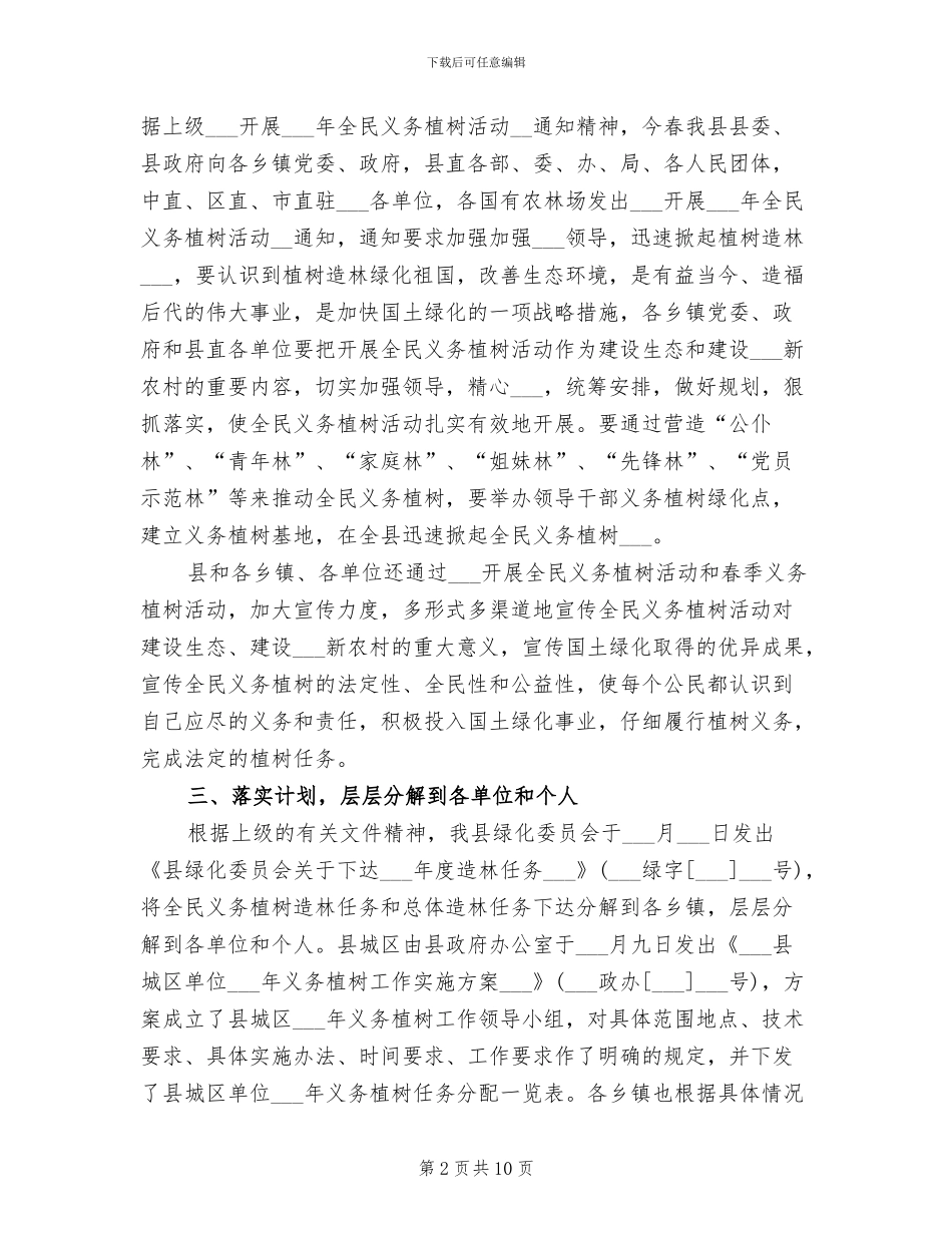 2024年某县绿化年终工作总结_第2页