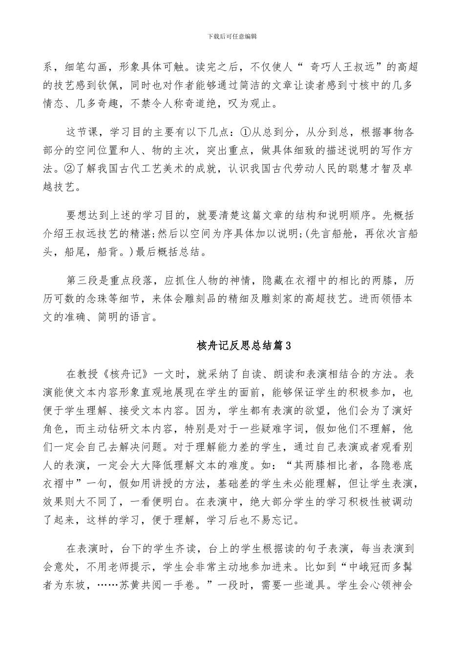 2024年核舟记的反思总结_第2页