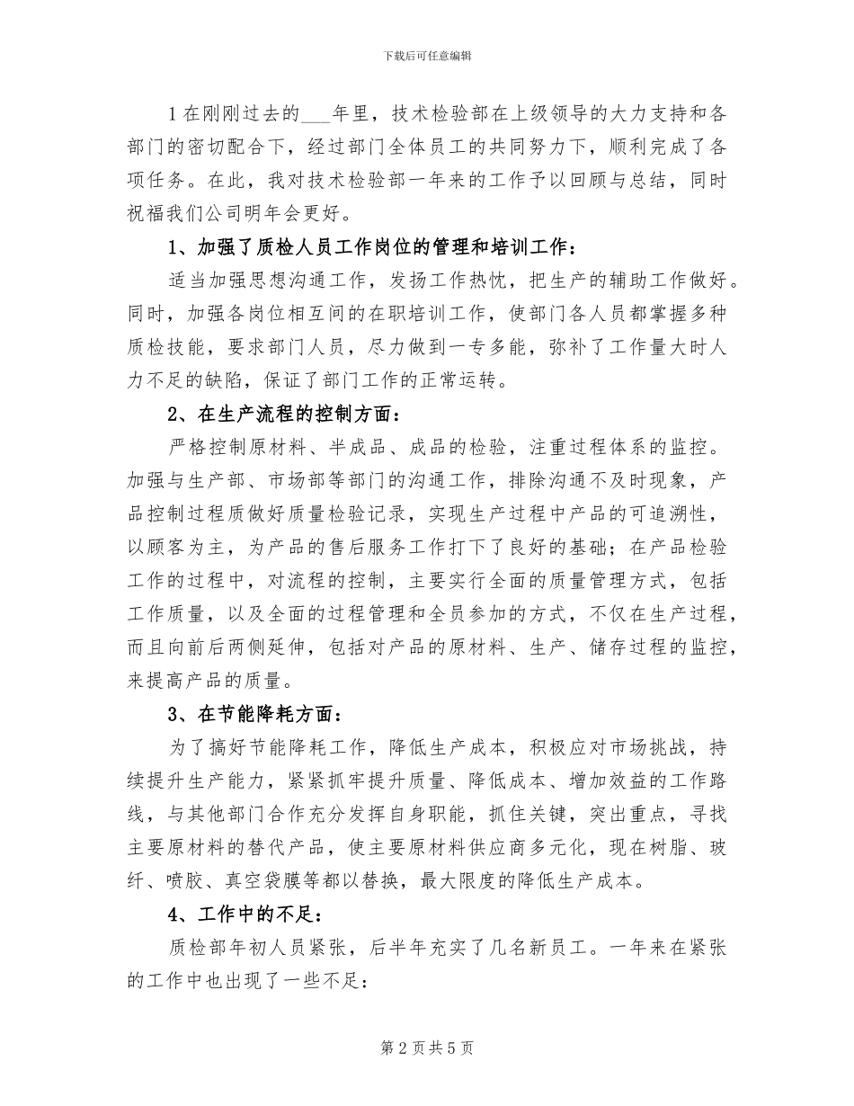 2024年检验试用期工作总结_第2页