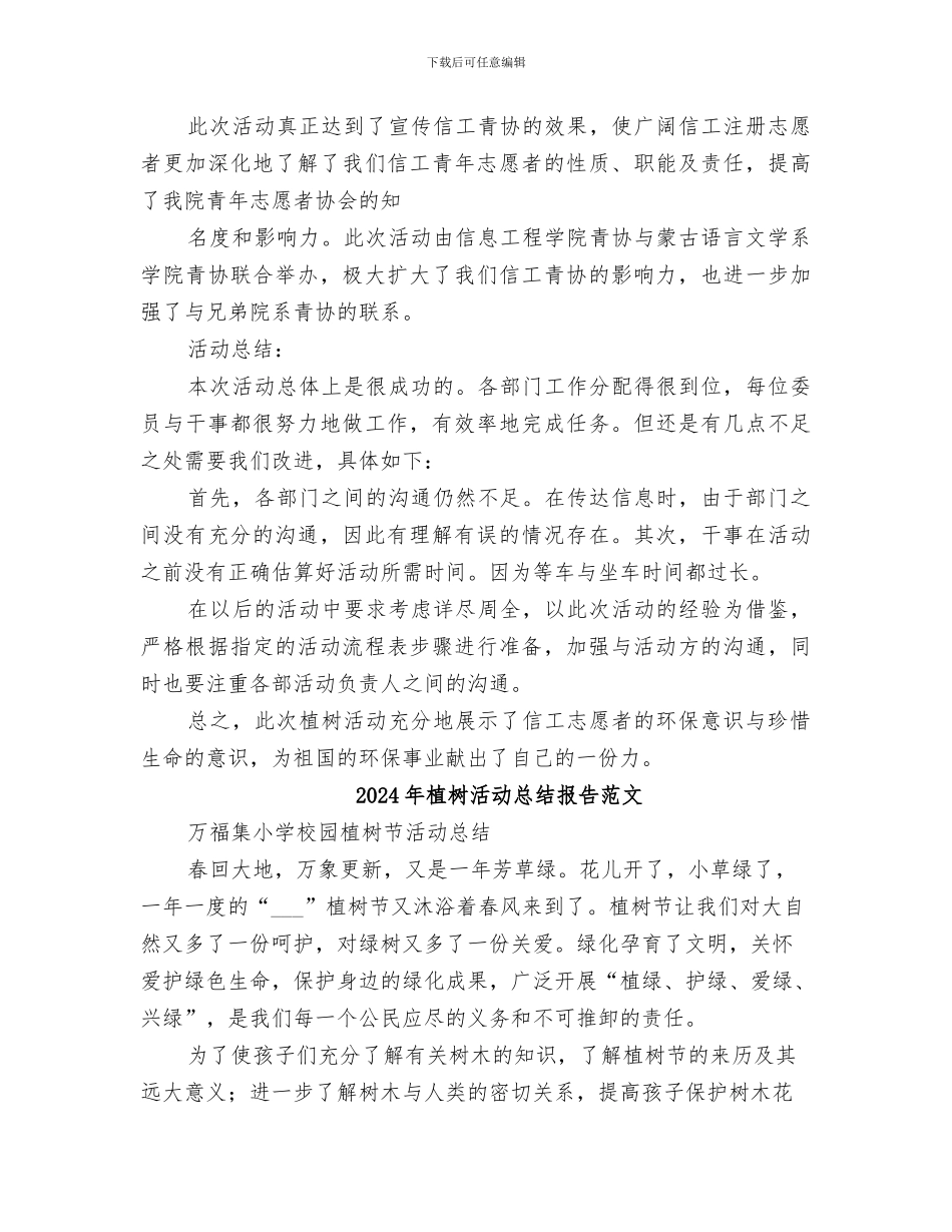 2024年植树活动总结报告_第3页