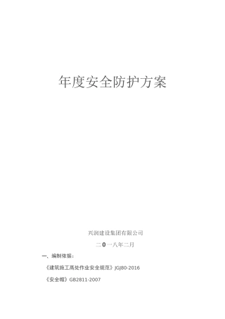 年度安全防护方案