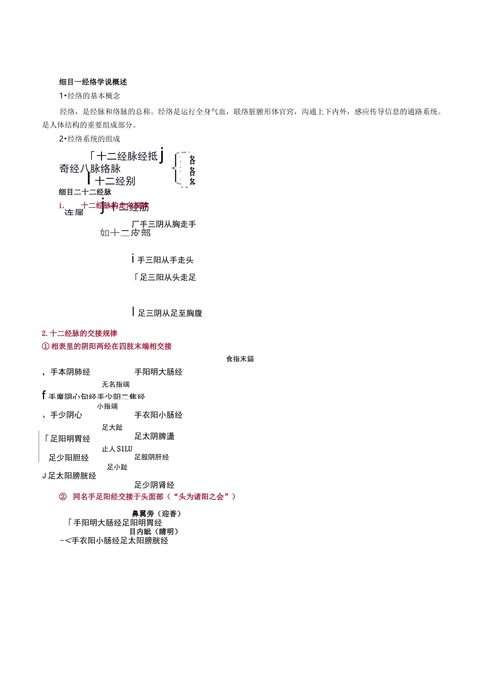 中医基础理论经络_第1页