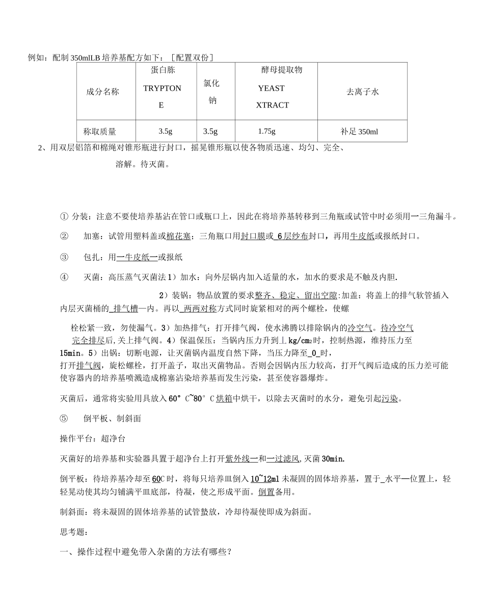 大肠杆菌实验总结_第3页