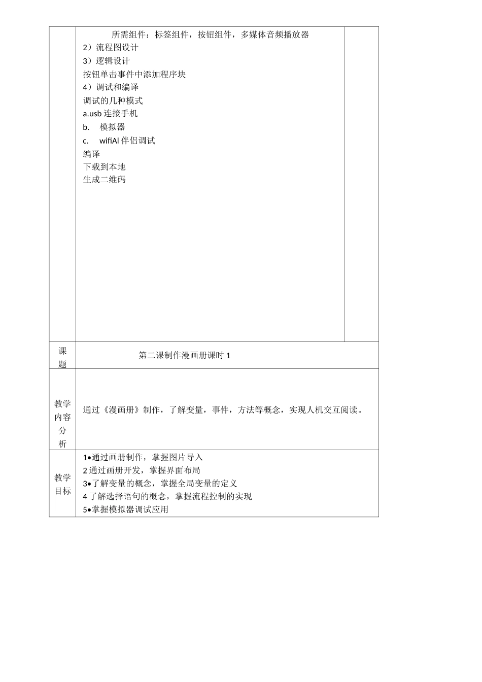 appinventor初中教案_第2页