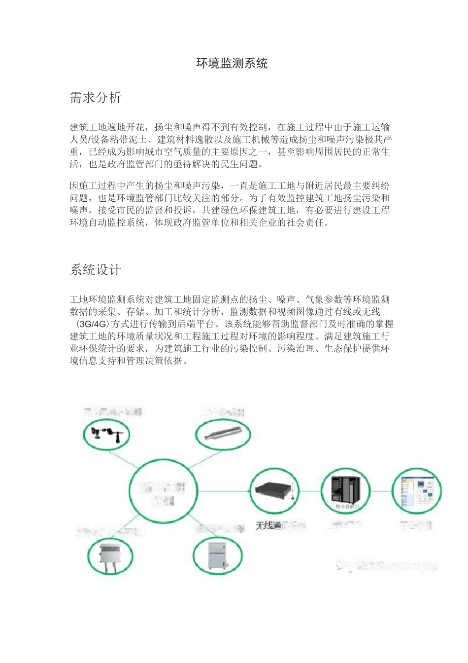 工地环境监测系统——智慧工地解决方案_第1页