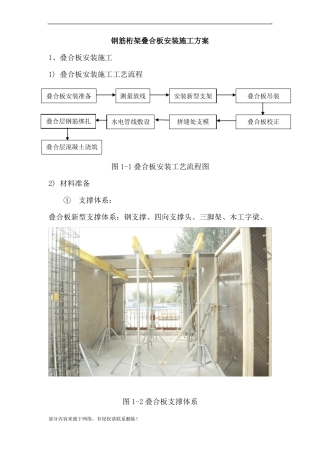 叠合板安装施工方案最新版