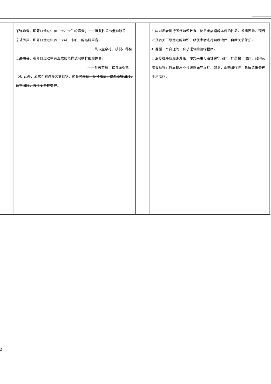 口腔颌面外科颞下颌关节疾病整理笔记_第2页