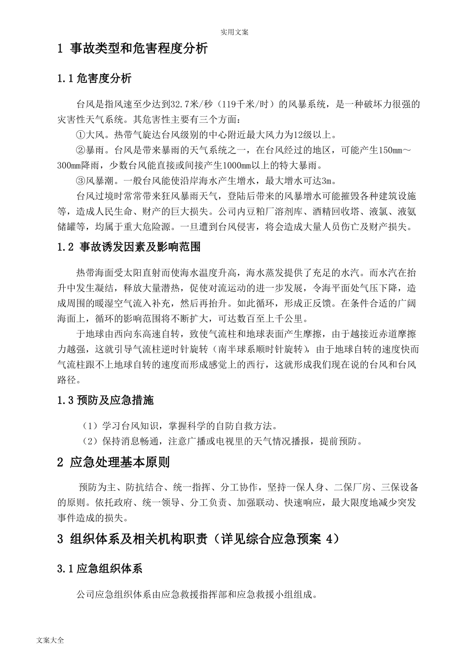 台风专项应急预案_第3页