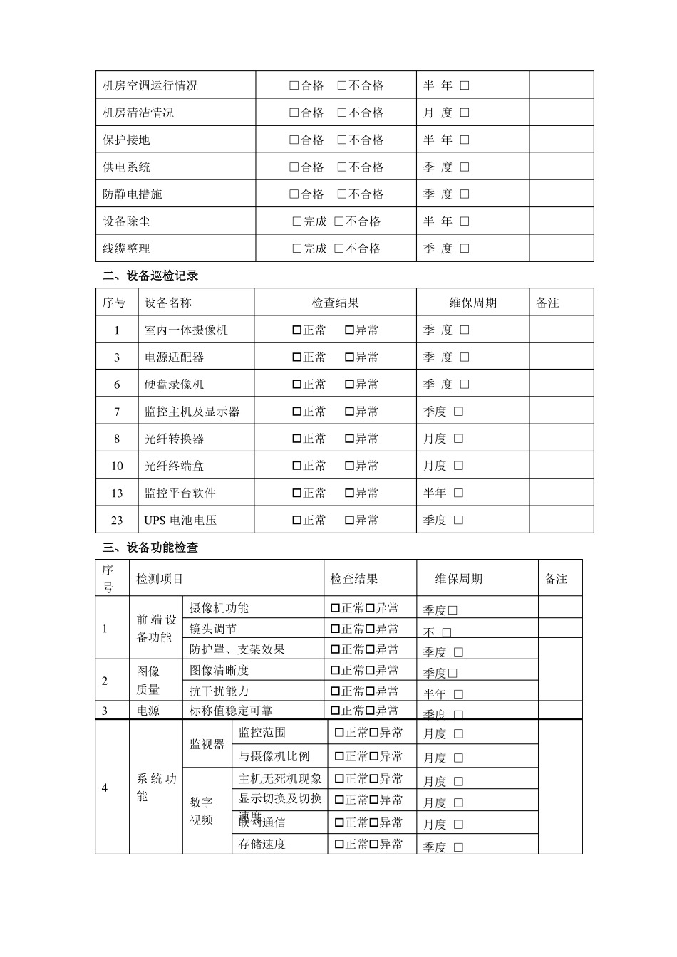 合肥视频监控系统维护保养报告_第2页