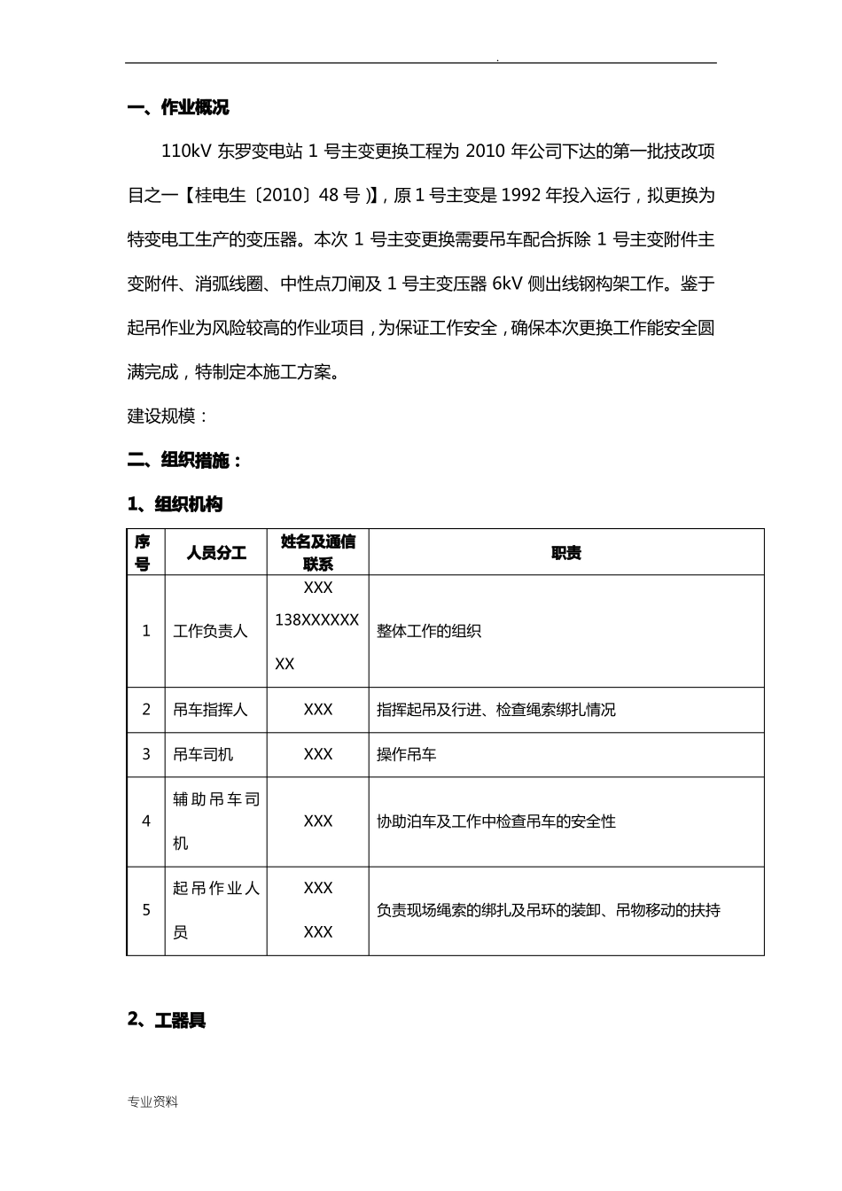 吊车作业方案模板_第3页