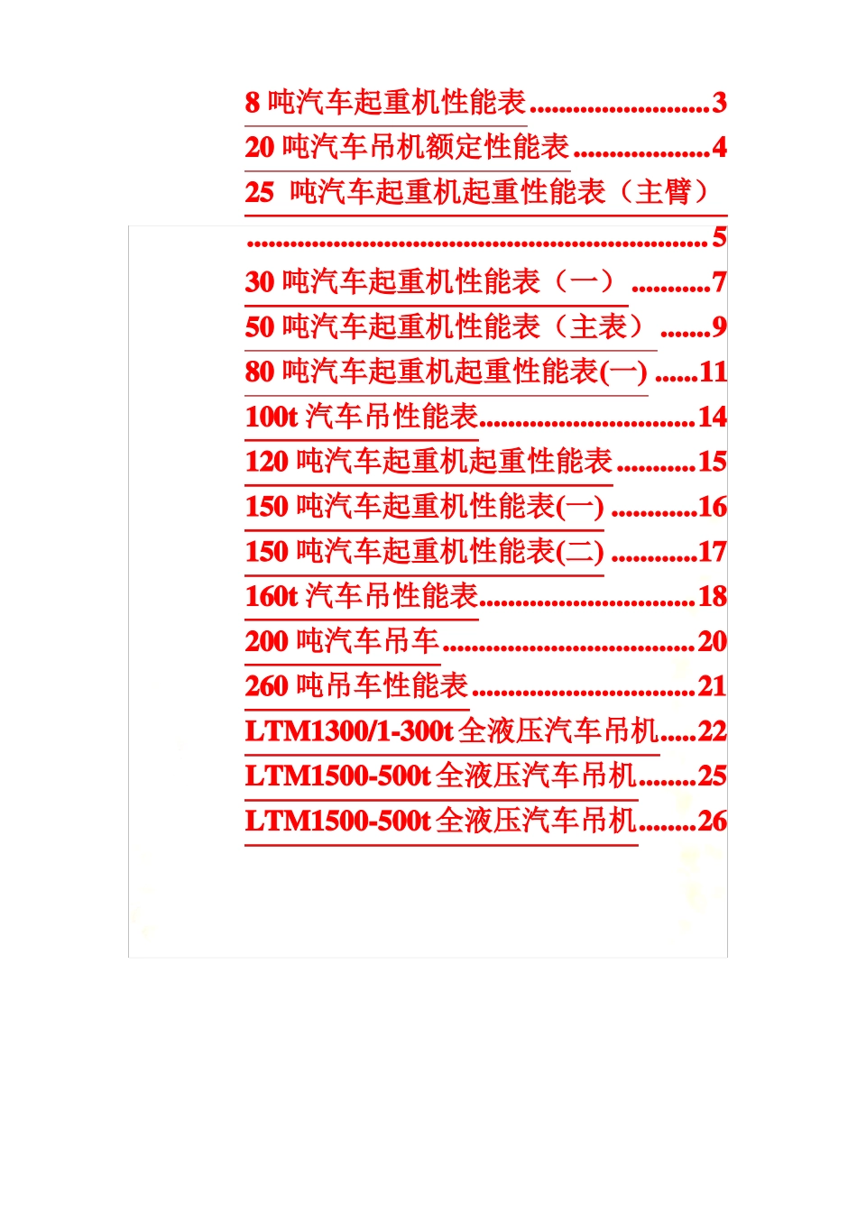 吊车性能表终版_第2页