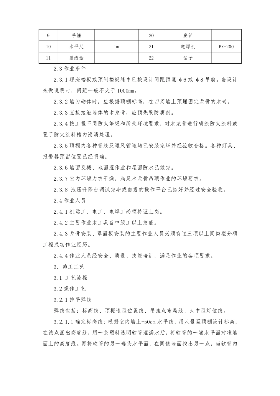 吊顶施工方案汇总_第2页