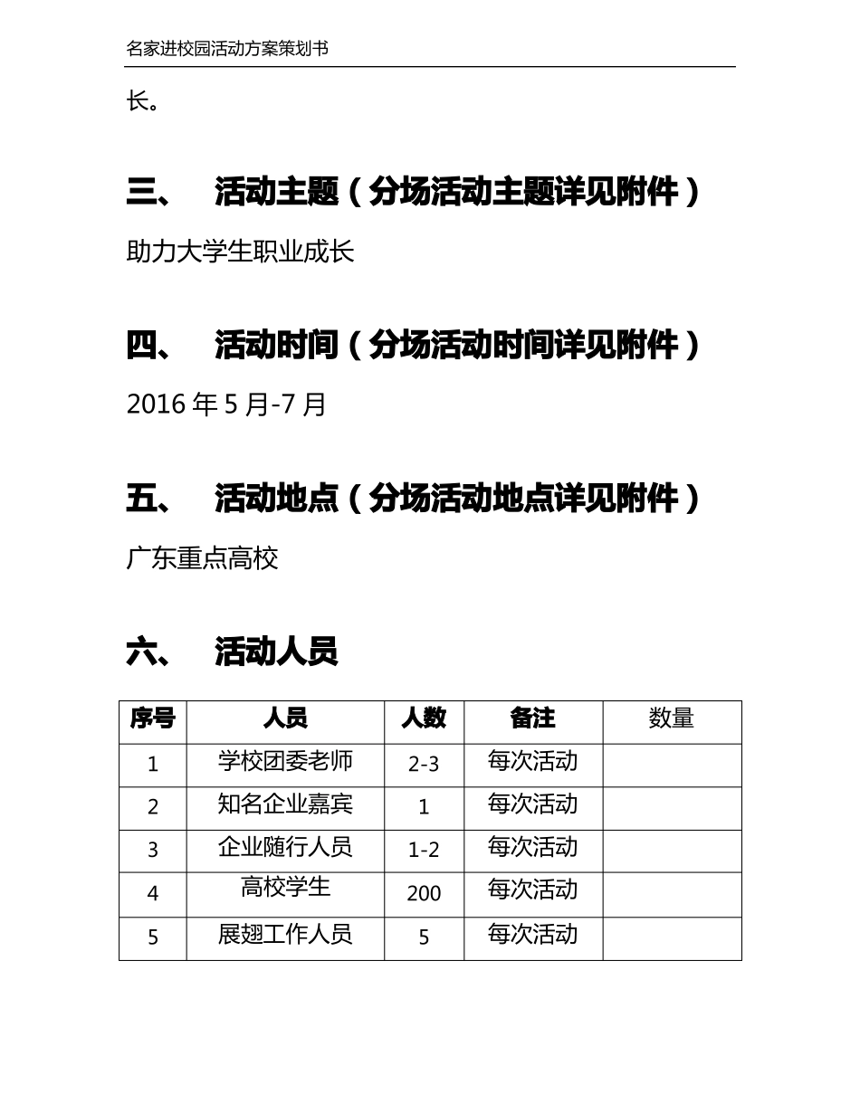 名家进校园方案策划书_第3页