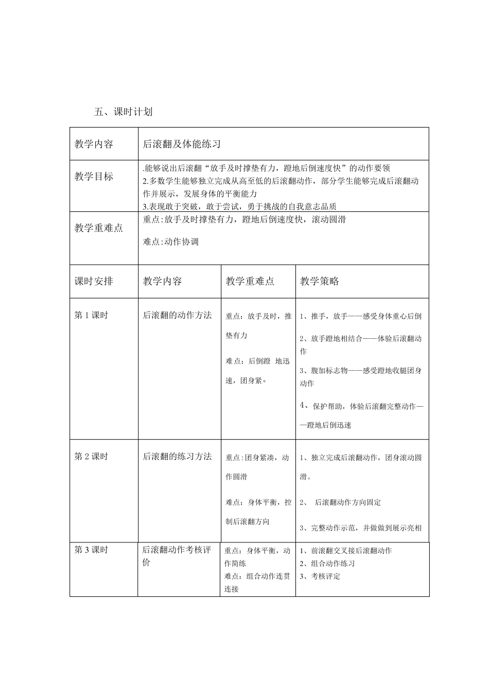 后滚翻教学设计_第2页