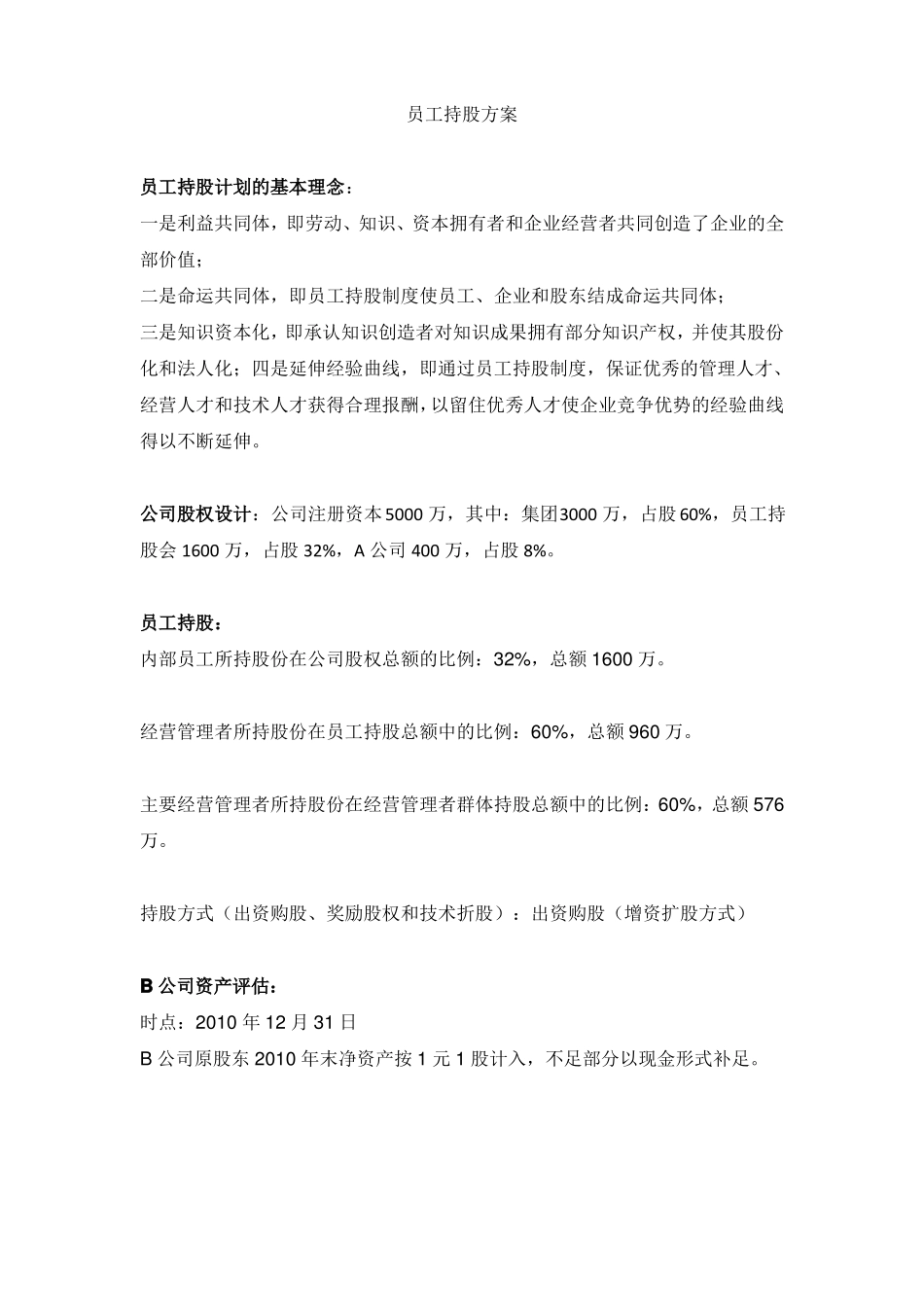员工持股方案_第1页