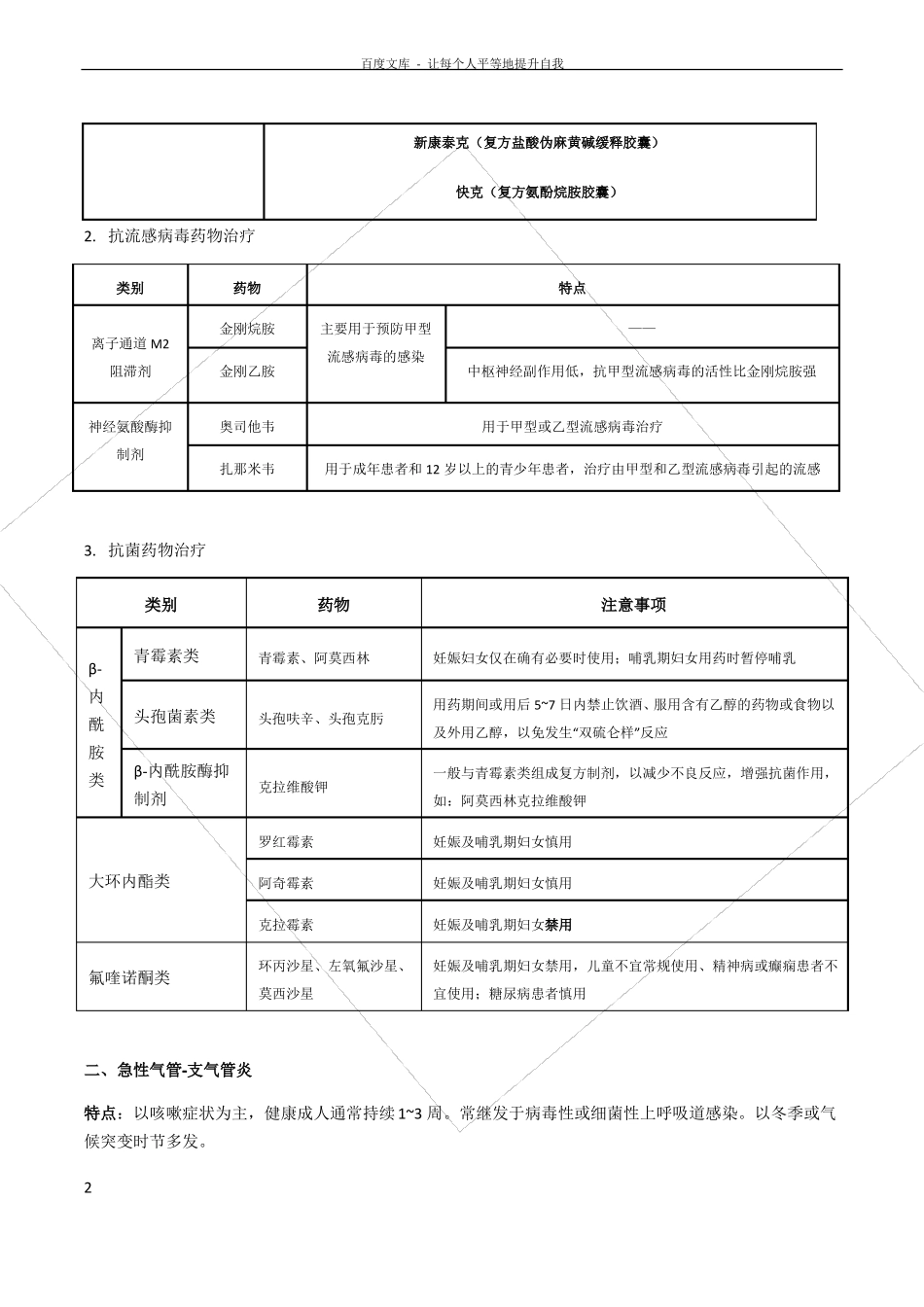 呼吸系统疾病知识_第2页