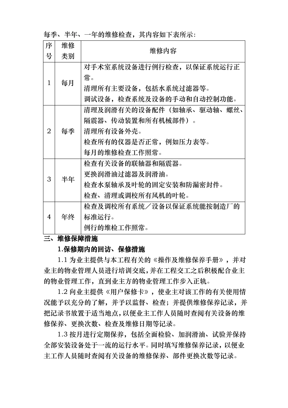 售后服务承诺和保证措施方案_第2页