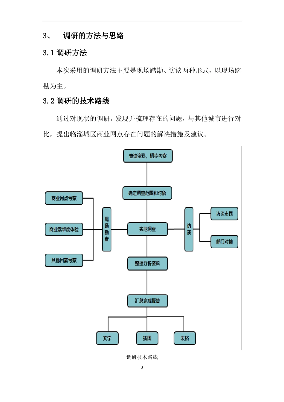 商业项目调研报告框架模板_第3页