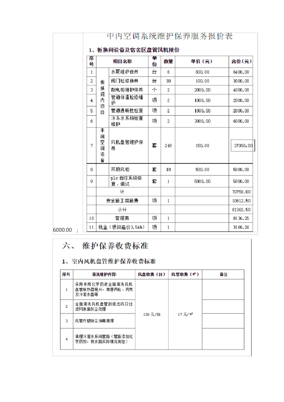 商用大型中央空调清洗价格_第3页