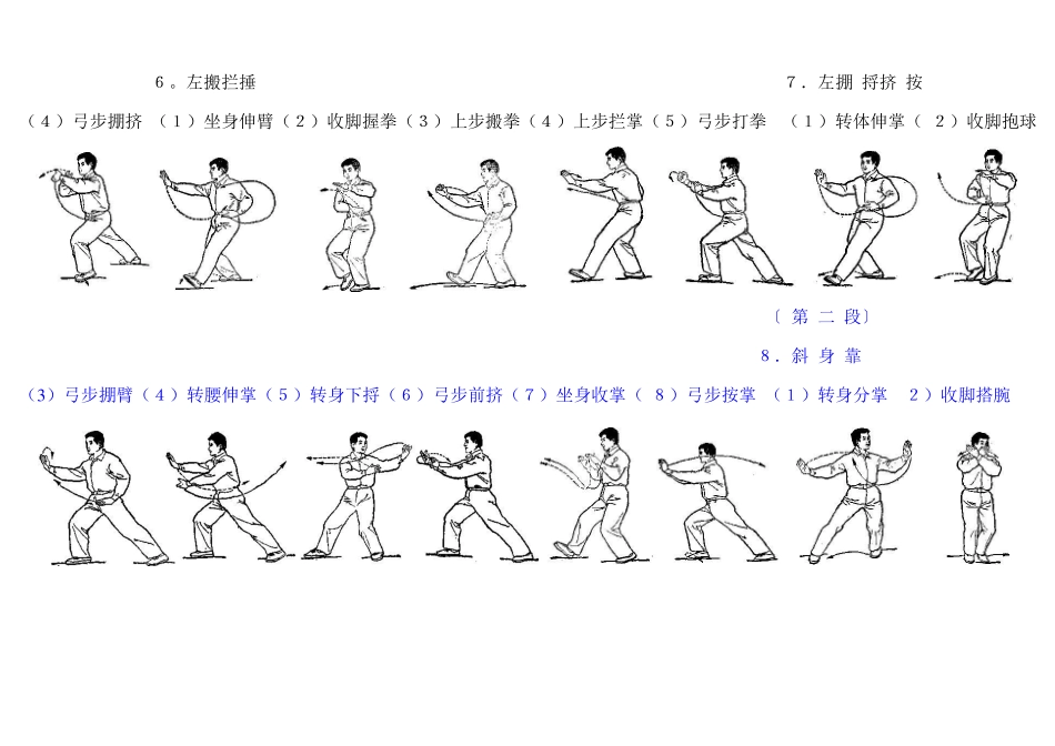四十八式太极拳镜像图解_第3页