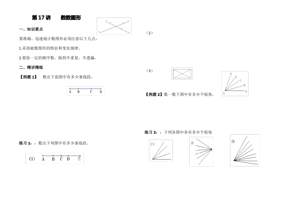 四年级奥数数数图形_第1页