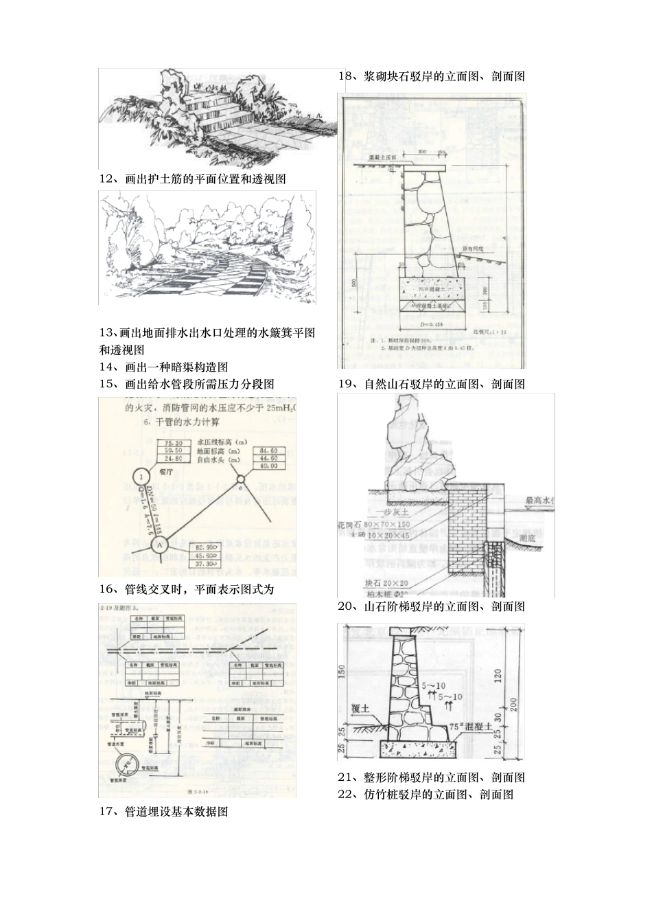 园林工程试题库完整_第3页