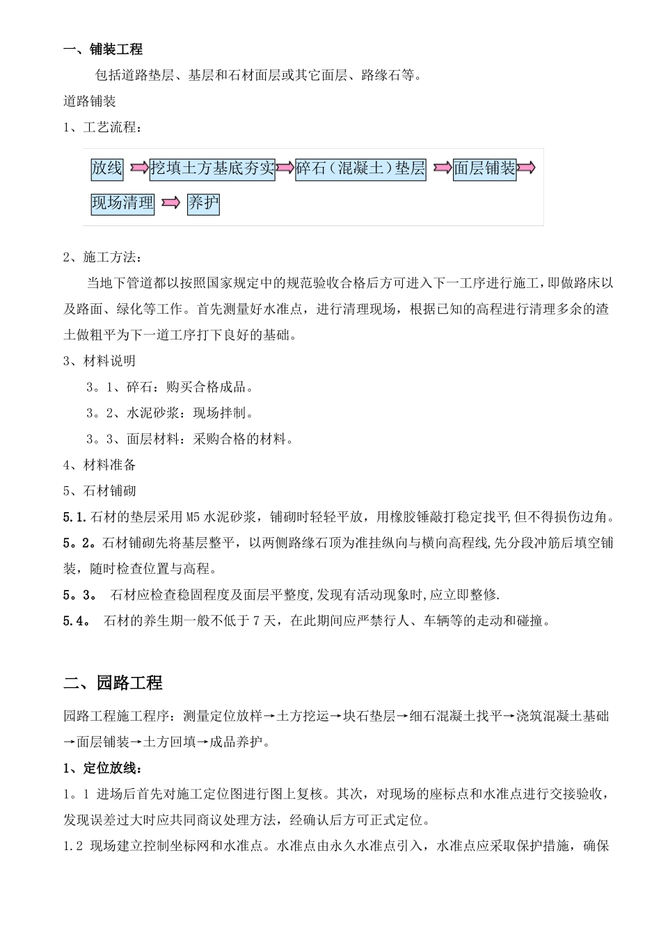 园林景观工程施工步骤及工序_第1页