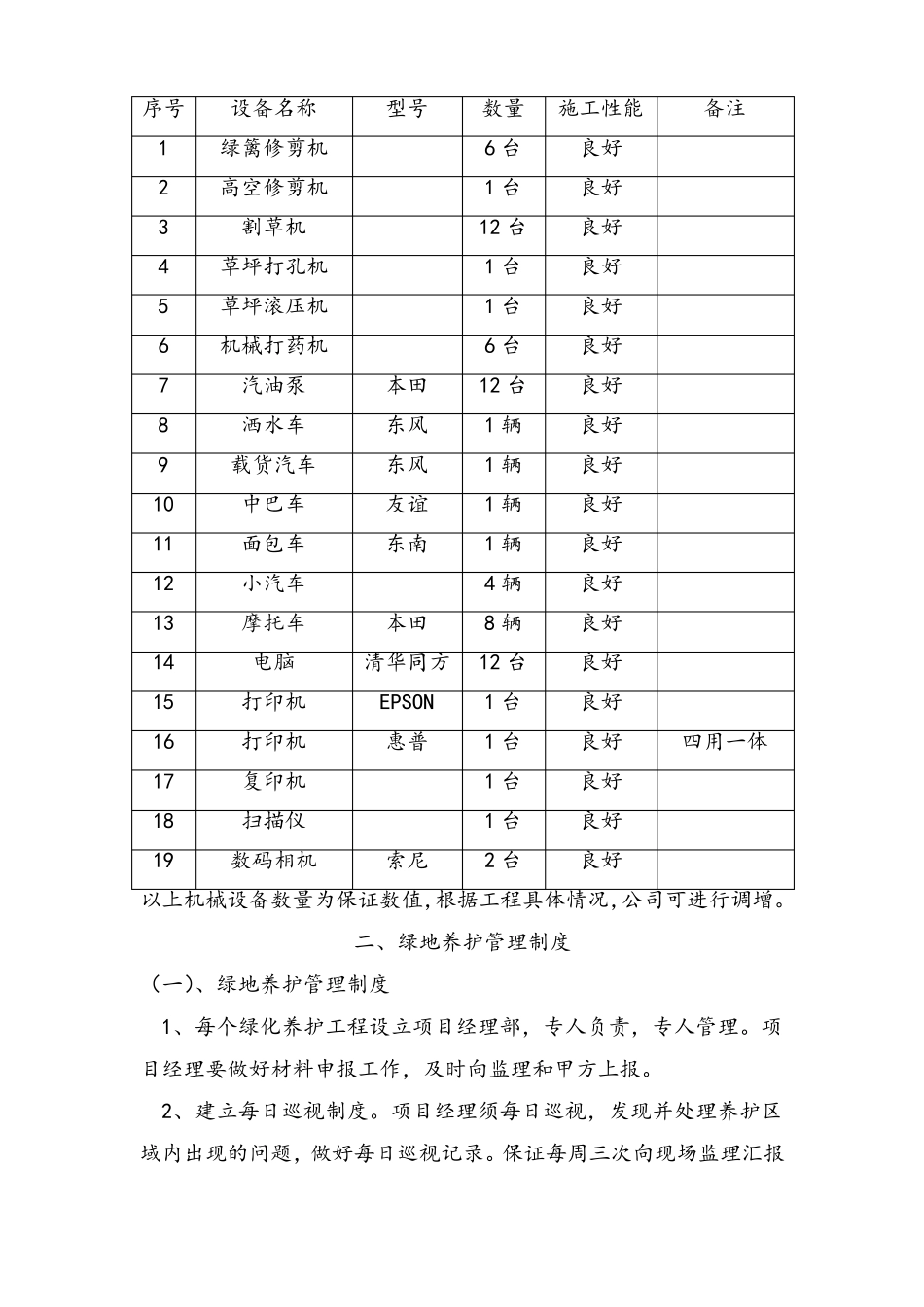 园林绿化工程养护施工组织设计_第2页